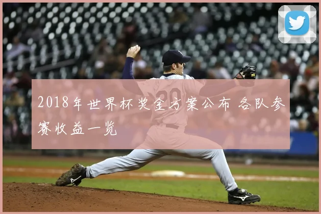 2018年世界杯奖金方案公布 各队参赛收益一览